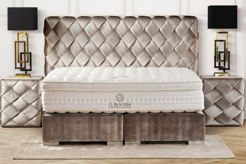 Boxspringbett King Diagonal Sofort lieferbar