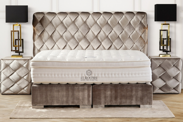 Boxspringbett King Diagonal Sofort lieferbar